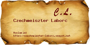 Czechmeiszter Laborc névjegykártya